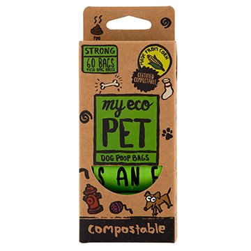 My Eco Pet Compostable Dog Waste Bags 4 x 60bags