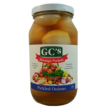 GCs Homestyle Australian Pickled Onions 500g