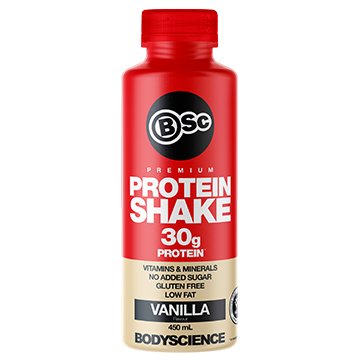 Body Science RTD Muscle Protein Shake Vanilla 450ml x 6