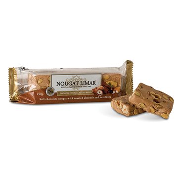 Nougat Limar Nougat Chocolate Almond & Hazelnut Half Log 150g