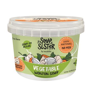Soup Sister Wonton Soup Vegetable  150g x 4