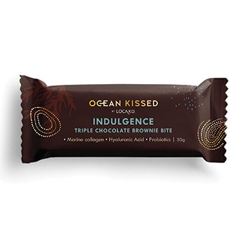 Ocean Kissed Indulgence Brownie Bite Bar Triple Chocolate 30g x 15