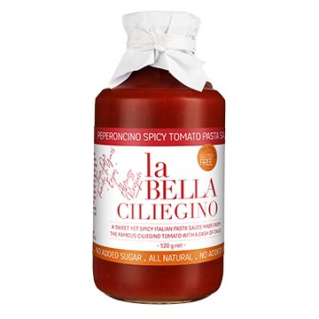 La Bella Ciliegino Pasta Sauce Spicy Tomato 520g x 6