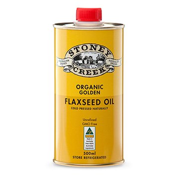 Stoney Creek Organic Golden Flaxseed Oil  500ml