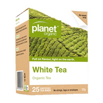 Planet Organic White Tea 25t-bags