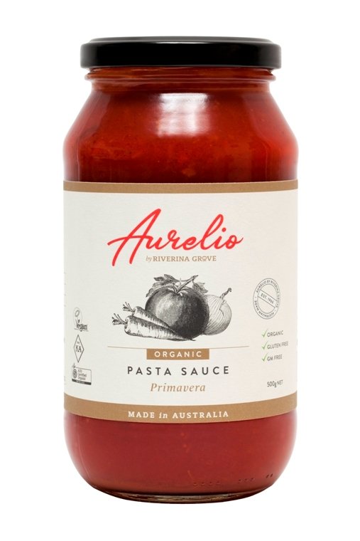 Aurelio Organic Pasta Sauce Primavera 500g