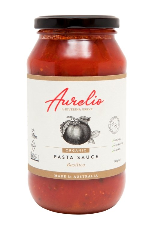 Aurelio Organic Pasta Sauce Basilico 500g