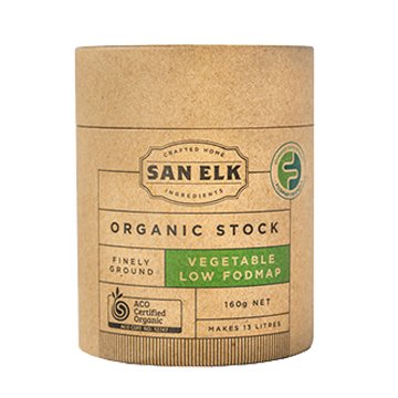 San Elk Organic Stock Vegetable Low Fodmap 160g
