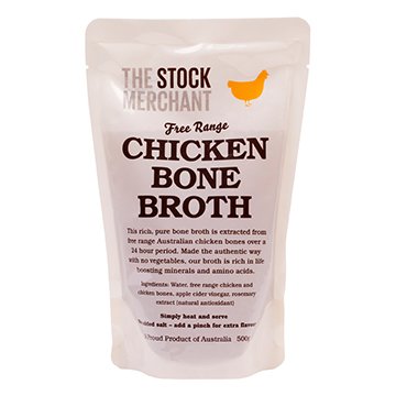 The Stock Merchant Free Range Chicken Bone Broth 500g