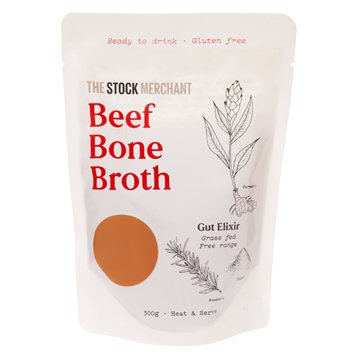The Stock Merchant Ready To Drink Beef Bone Broth 300g