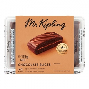 Mr Kipling Chocolate Slice 165g x 12