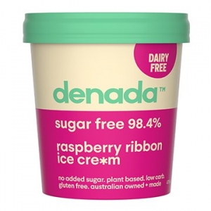 Denada Sugar Free Ice Cream Raspberry Ribbon 475ml x 6