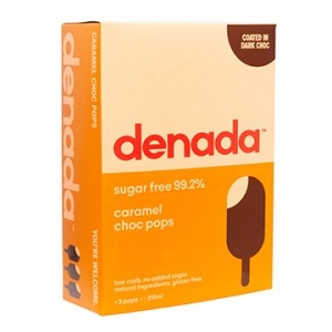 Denada Sugar Free Choc Pops Caramel (315ml x 3) x 8