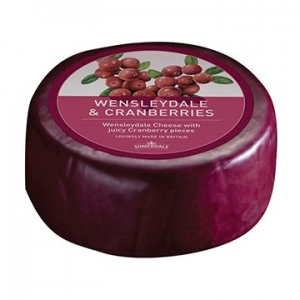 Somerdale Wensleydale Cheese with Cranberry 2.25kg x 1