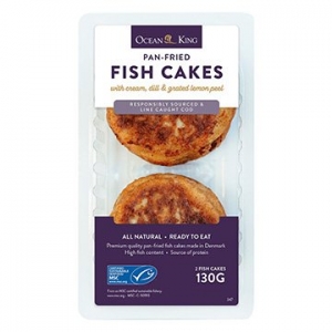 Ocean King Fish Cakes with Lemon & Dill 130g x 6
