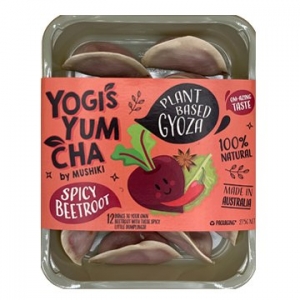 Yogi's Yum Cha Spicy Beetroot Plant-Based Gyoza 275g x 6