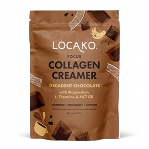 Locako Focus Collagen Creamer Decadent Chocolate 300g