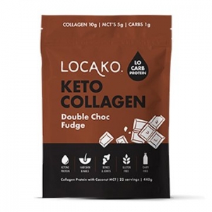Locako Keto Collagen Double Choc Fudge 440g