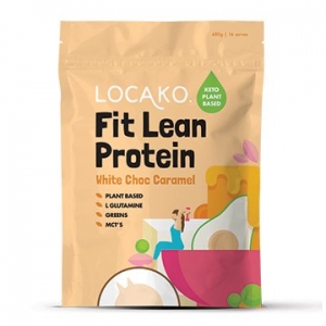 Locako Fit Lean Protein White Choc Caramel 480g