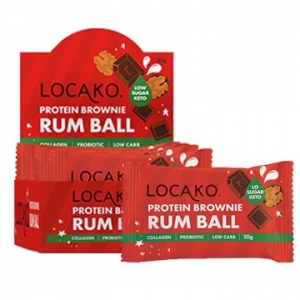 Locako Protein Brownie Rum Ball 30g x 10