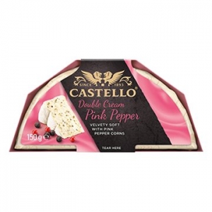 Castello Double Cream Pink Pepper 150g x 6