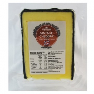 Somerdale Vintage Waxed Cheddar Cheese 180g