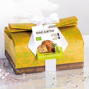 Dacasto Organic Pear + Chocolate Panettone 750g