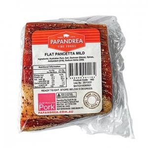 Papandrea Fine Foods Pancetta Flat Mild 300g