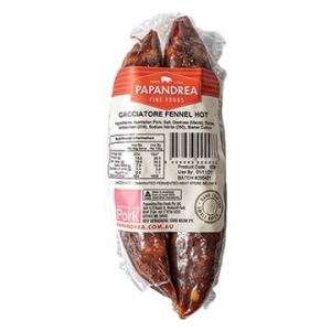Papandrea Fine Foods Cacciatore Fennel Hot Twin Pack 275g