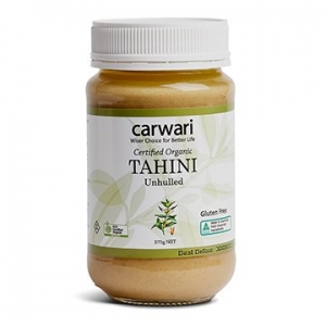 Carwari Organic Tahini Unhulled 375g