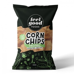 Feel Good Foods Organic Gluten Free Corn Chips 400g x 6