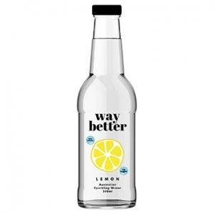 Way Better Sparkling Water Lemon  330ml x 12