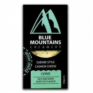 Blue Mountains Creamery Cashew Cheese Chive 120g x 6