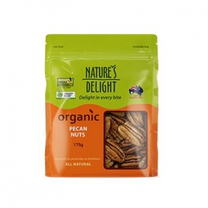 Natures Delight Organic Pecan Nuts 175g