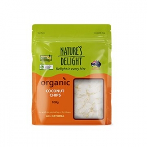Natures Delight Organic Coconut Chips 100g
