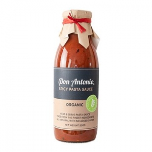 Don Antonio Organic Pasta Sauce Spicy 500g x 6