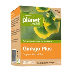 Planet Organic Ginkgo Plus 25t-bags