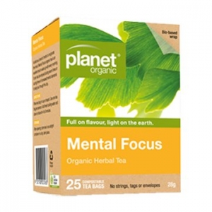 Planet Organic Mental Focus Tea 25t-bags