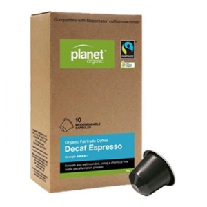 Planet Organic Coffee Capsules Decaf Espresso 50g