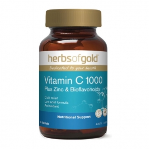 Herbs of Gold Vitamin C 1000 Plus Zinc & Bioflav 120tabs