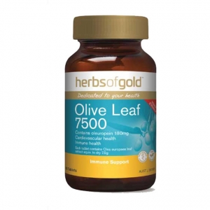 Herbs of Gold Olive Leaf 7500 60caps