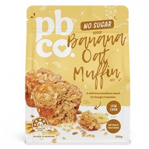 PBCo Sugar Free Banana Oat Muffin Mix 350g
