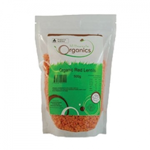 Willowvale Organic Lentils Red 500g