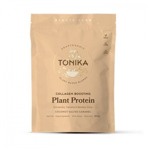 Tonika Plant Protein Collagen Boosting Coconut Salted Caramel 400g