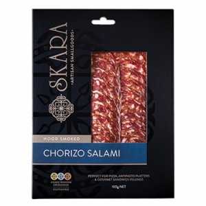 Skara Smallgoods Chorizo Salami Sliced 100g x 10
