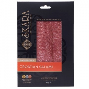 Skara Smallgoods Croatian Salami Sliced 100g x 10