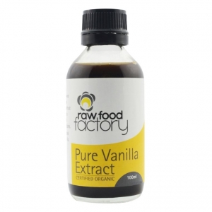 Raw Food Factory Organic Pure Vanilla Extract 100ml