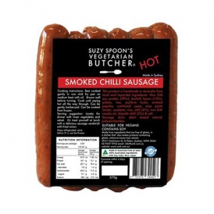 Suzy Spoons Smoked Chilli Sausage 370g x 6