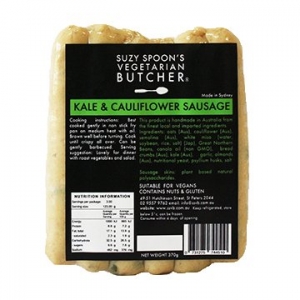 Suzy Spoons Kale & Cauliflower Sausage 370g x 6