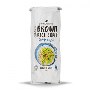 Ceres Organic Brown Rice Cakes Original 110g x 12